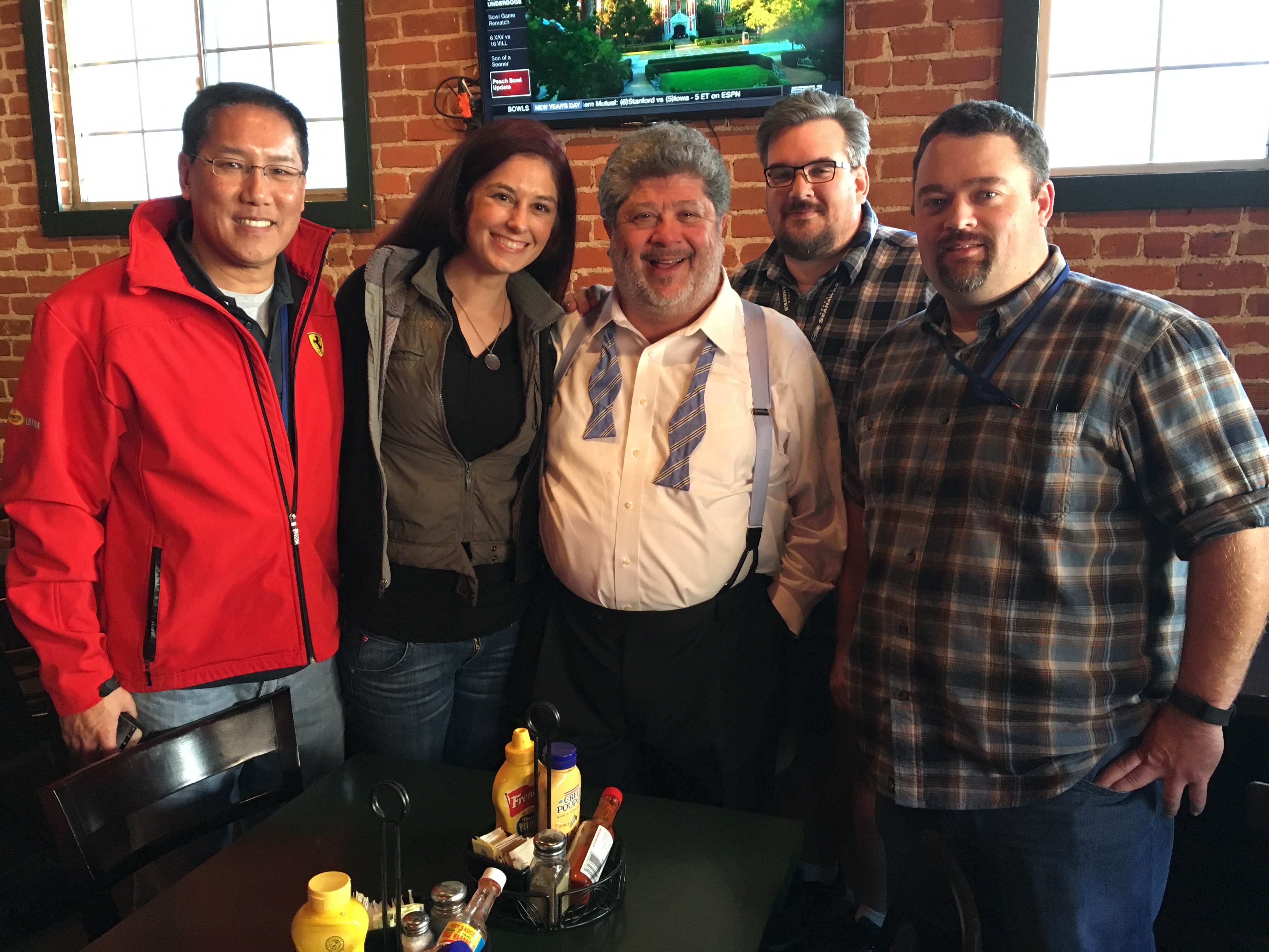 AM Crew out to lunch. 12/31/15