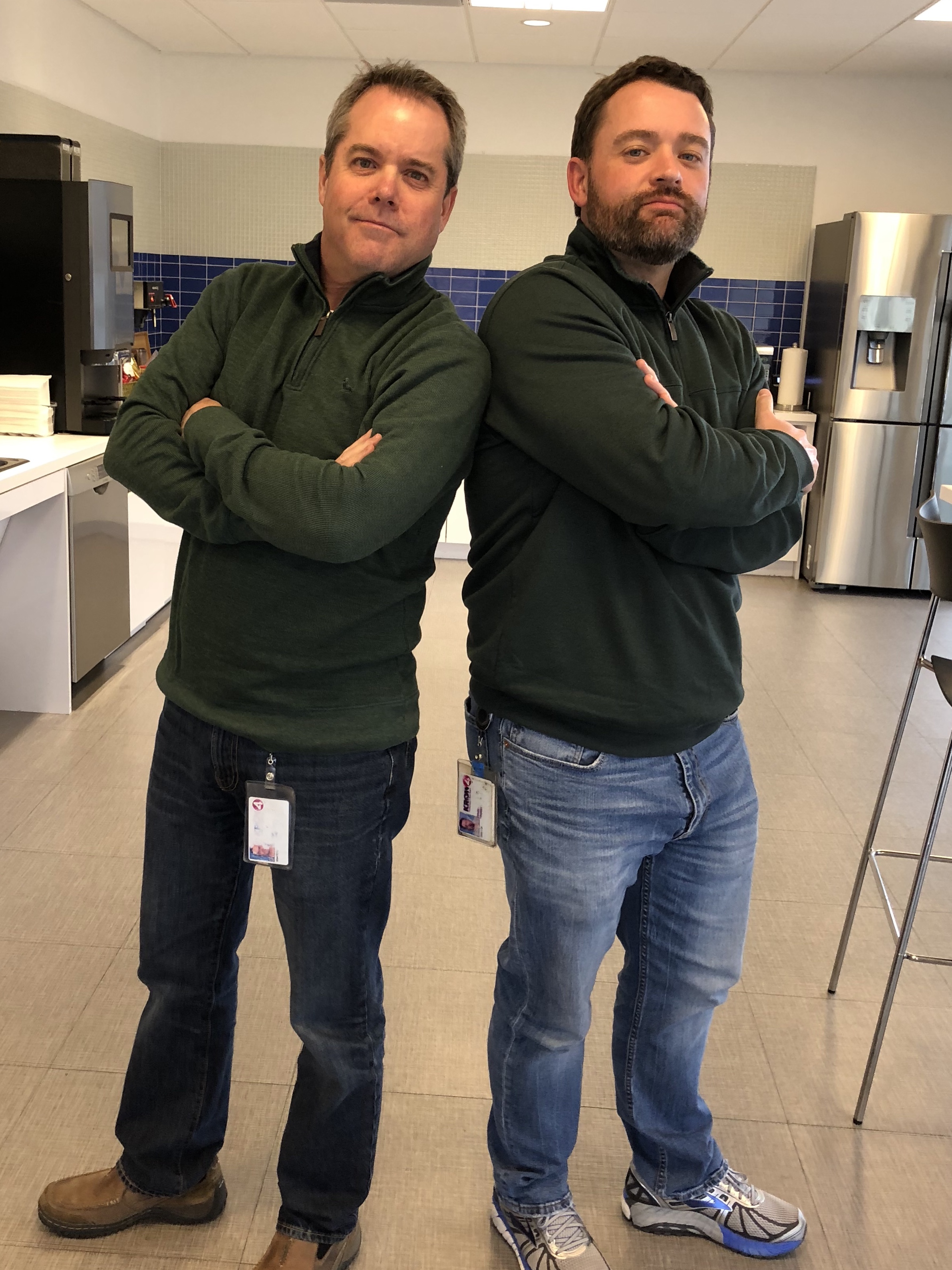Breaking in the break room. 3/14/18