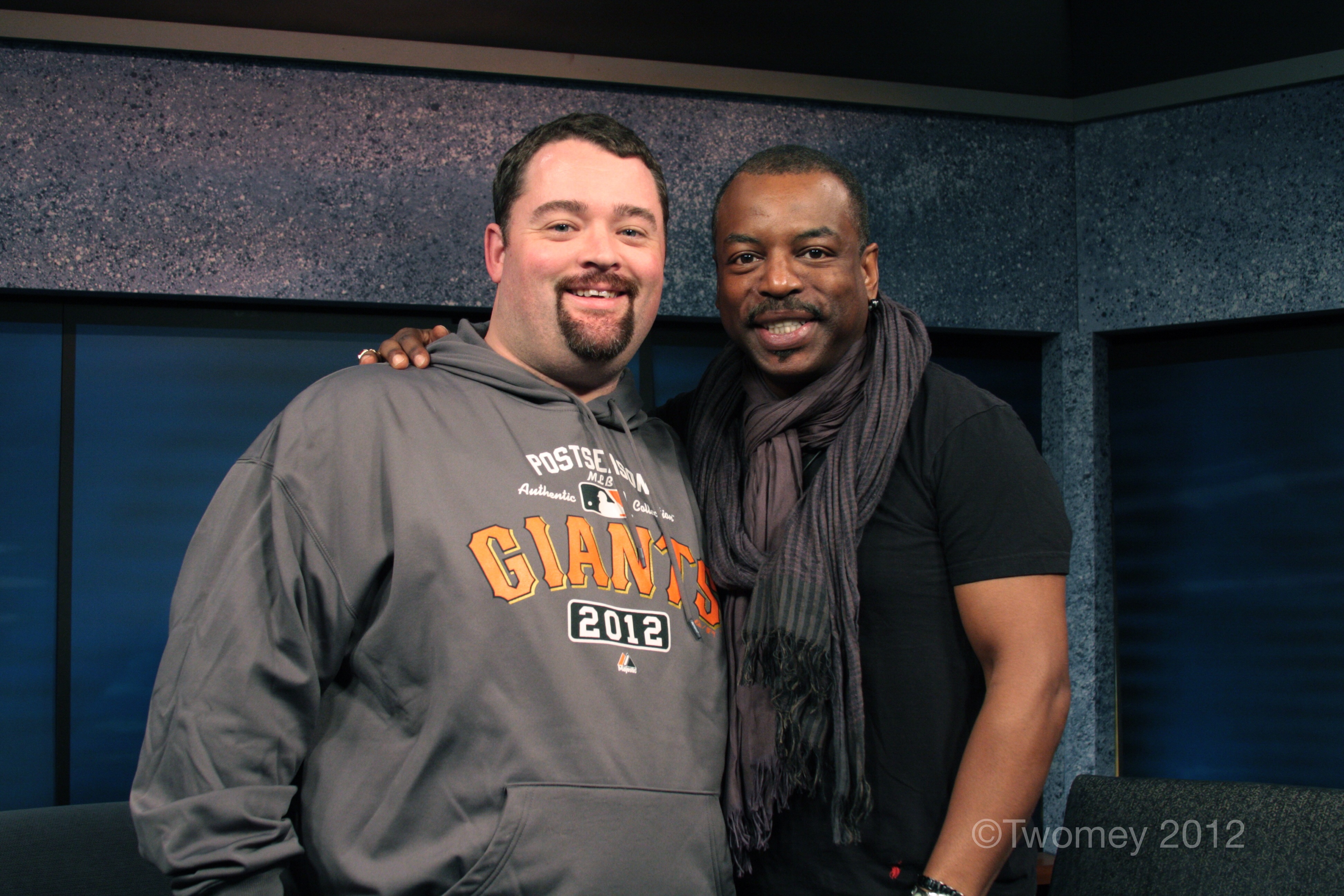 Lavar Burton in studio. Nov 18, 2012